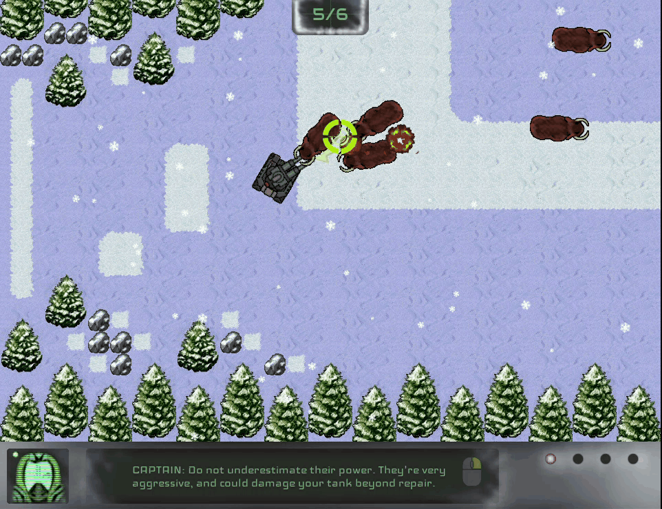 Pleistopia - gif animé du premier niveau des mammouths