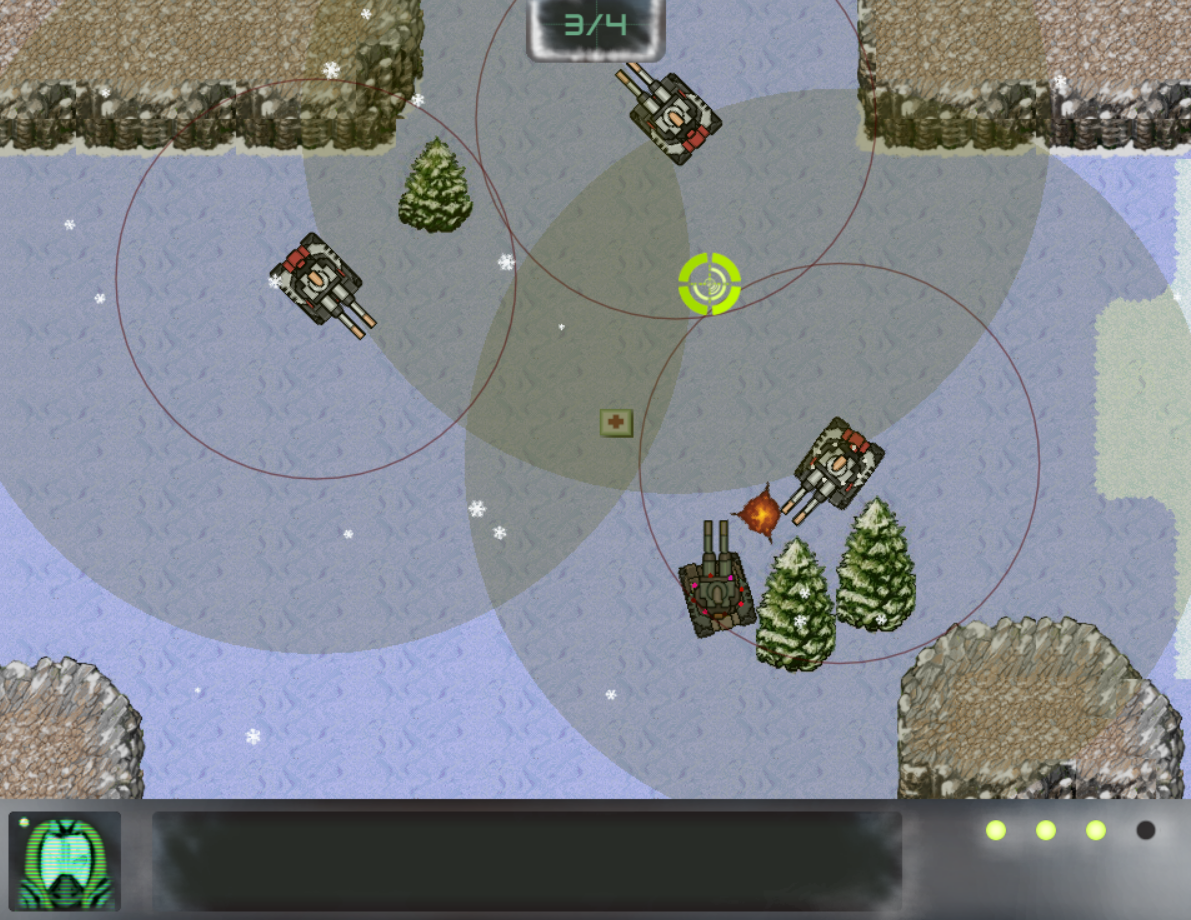 Pleistopia - niveau de l'embuscade en mode debug